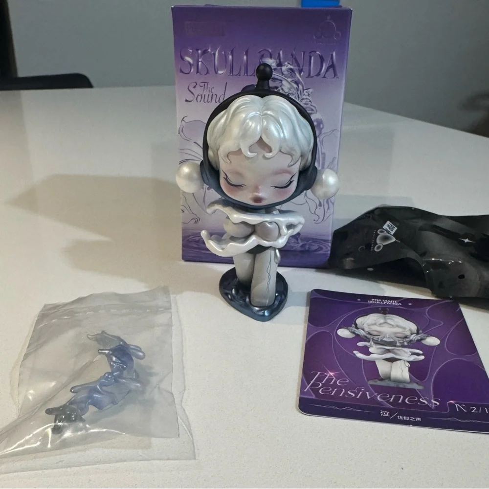 Skull Panda Figurine The Sound, The Pensiveness‎